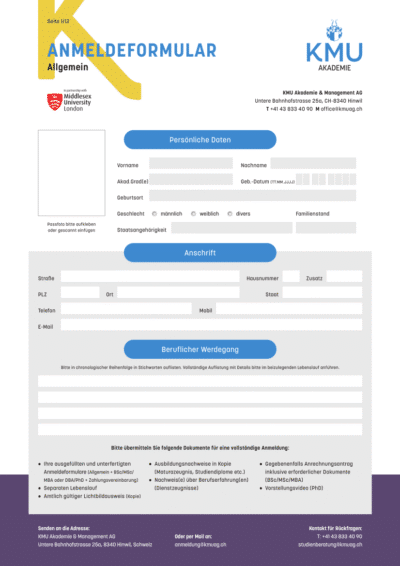 Download Anmeldeformular