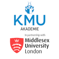 Logo KMU Akademie | Middlesex University MBA Digital Business & Innovation